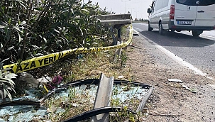 Otomobil bariyerlere çarptı: 1 ölü 