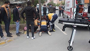 Otomobil ile mobilet çarpıştı: 1 yaralı 