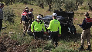 Otomobil şarampole yuvarlandı: 2 yaralı 