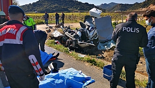 Otomobil üzüm bağına uçtu: 3 ölü 