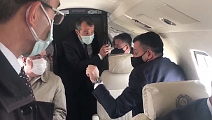 Pakdemirli'nin uçağı acil iniş yaptı!