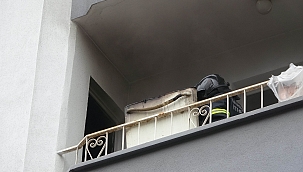 Samsun'da buzdolabından yangın çıktı 