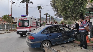 Söke'de trafik kazası: 2 yaralı 