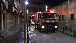 Tarihi Antep evinde yangın 