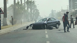 Tarsus'ta trafik kazası: 1 yaralı 