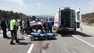 Tavşanlı'da trafik kazası: 1 yaralı 