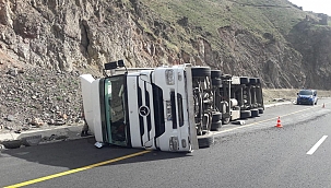 Tercan'da trafik kazası: 1 yaralı 
