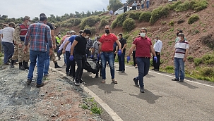 Traktör uçuruma yuvarlandı sürücü öldü