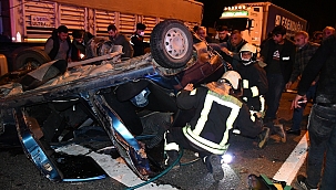 Turgutlu'da feci kaza: 2 ölü 4 yaralı 