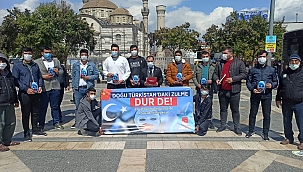 Türkistan'daki zulüm kınandı!