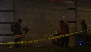 Yangın çıktı kepenkler balyozla kırıldı 