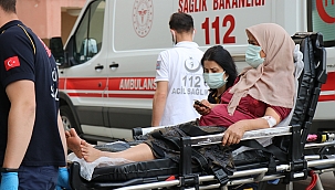 Ağabey-kardeş kavgasında yenge vuruldu 