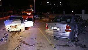 Aksaray'da 5 araçlı trafik kazası: 1 yaralı 