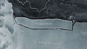 Antarktika'da dev buz kütlesi koptu!