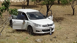 Araç şarampole yuvarlandı: 1 yaralı 