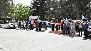 Arapgir'de İsrail'e tepki yürüyüşü