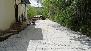 Arapgir'de kilit taş çalışmaları! 