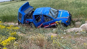 Askeri araç kaza yaptı: 6 yaralı