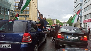 Berlin'de Filistin'e destek! 