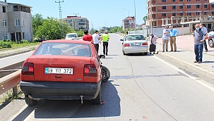 Çarşamba'da trafik kazası: 1 yaralı 