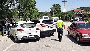 Cip ile otomobil çarpıştı: 2 yaralı 