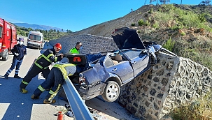 Gediz'de trafik kazası: 1 ölü 