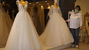 Gelinlikçilerde yoğunluk başladı!