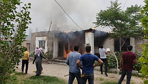 Iğdır'da korkutan ev yangını! 