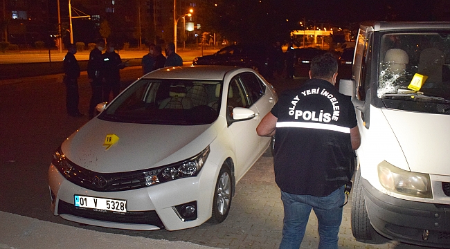 Sekiz araç kurşunların hedefi oldu!