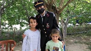 jandarma'dan şehit ailelerine ziyaret 