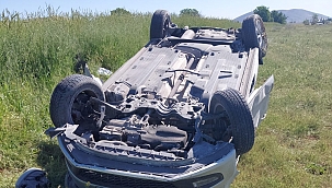 Kadın doktor kazada ölümden döndü 