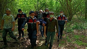 Kayıp adam ormanlık alanda bulundu 
