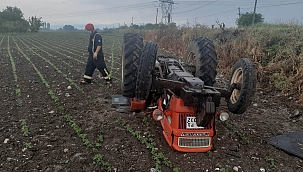 Kırkağaç'ta traktör kazası: 1 ölü 