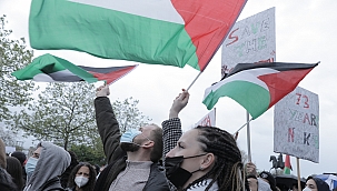 Köln kentinde İsrail protestosu! 