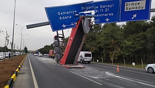 Kopan damper havada asılı kaldı