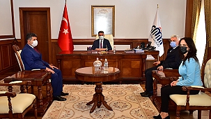 Kutlu'dan Vali Baruş'a ziyaret!