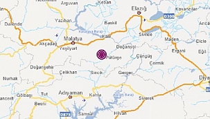 Malatya'da 3,9 büyüklüğünde deprem 