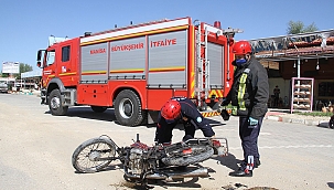 Manisa'da trafik kazası: 1 yaralı