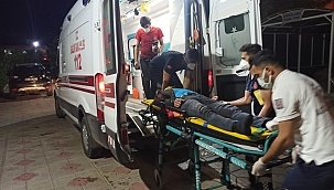 Minibüs ile motosiklet çarpıştı: 1 Yaralı 