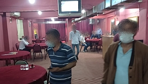 Mühürlenen iş yerinde kumar! 