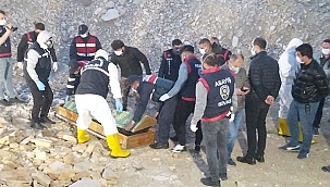 Öldürdükten sonra toprağa gömmüş