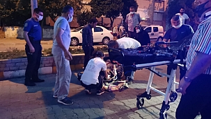 Otomobil ile motosiklet çarpıştı: 1 yaralı