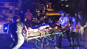 Polis otosuyla kurye çarpıştı: 1 yaralı 