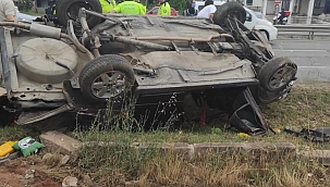 Sakarya'da acı kaza: 1 ölü 1 yaralı