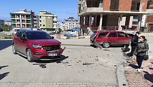 Samsun'da trafik kazası: 2 yaralı 