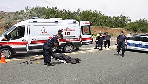 Tırın çarptığı kadın hayatını kaybetti 