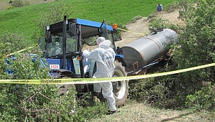 Traktör kabininde ölü olarak bulundu