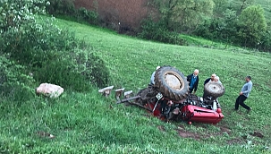 Traktör kazasında hayatını kaybetti