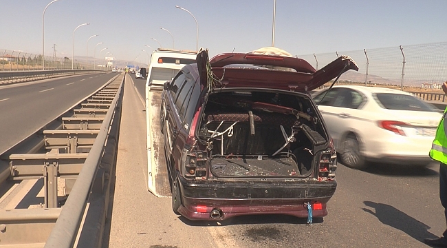 Viyadükte zincirleme kaza: 12 yaralı!
