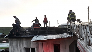 Yayla evinde çıkan yangın korkuttu 